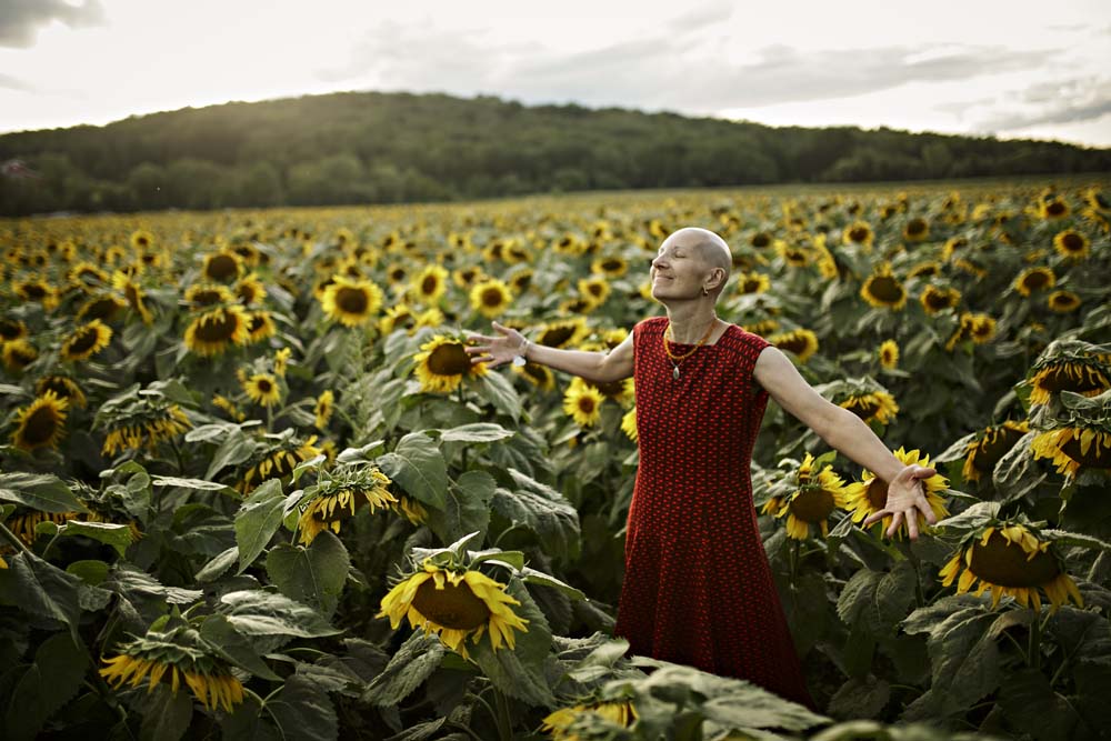 sunflower woman 1